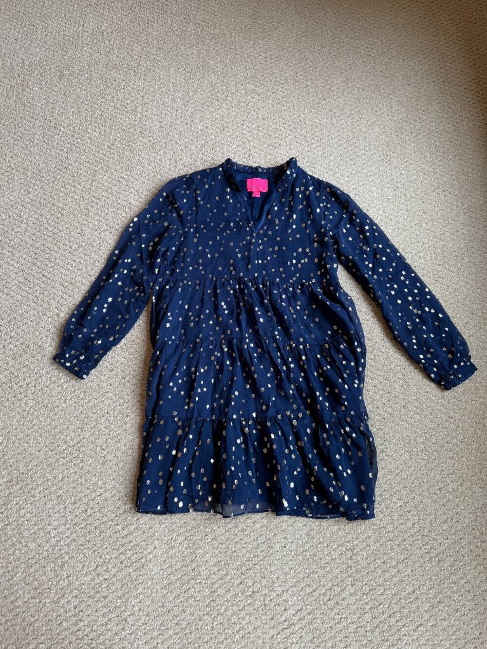 Lilly Pulitzer Long Sleeve Dress -- Size 4